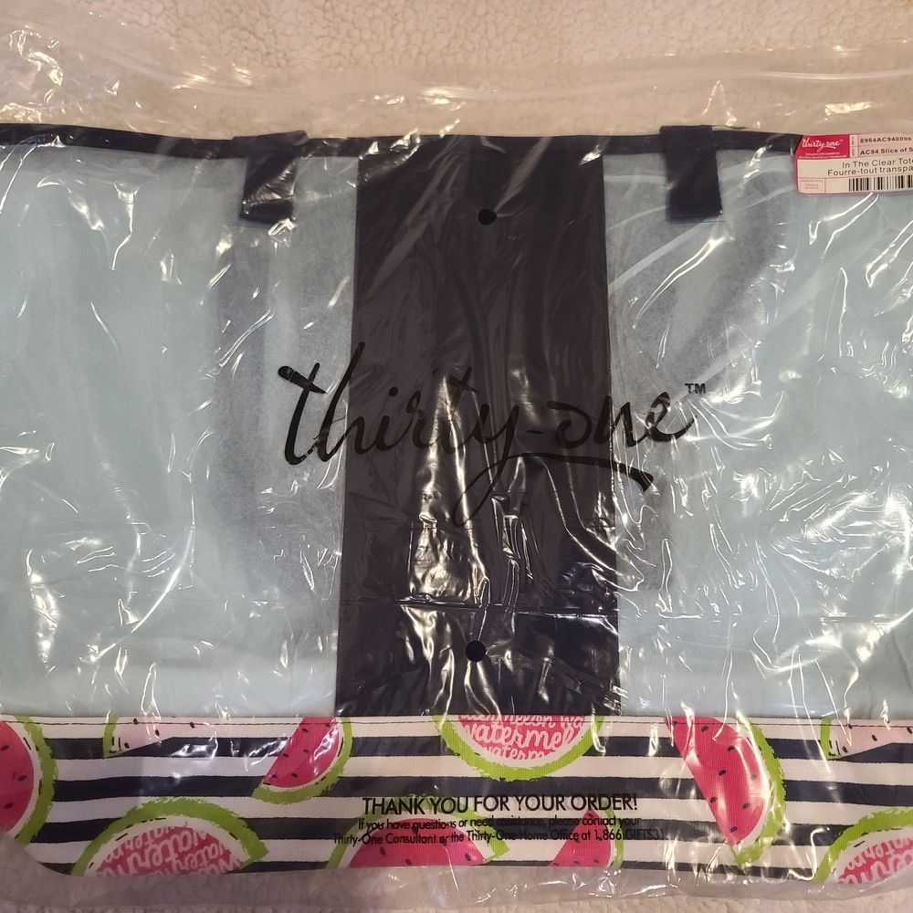 Thirty-One Blue Tote Bag